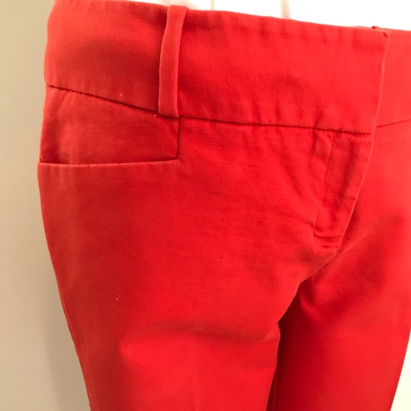 The Limited red straight leg pants. Size 10. - Picture 4 of 6